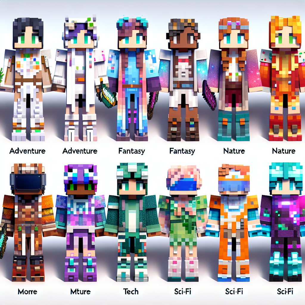 Top 10 Minecraft Skin Ideas for Girls to Enhance Your Gaming Experience